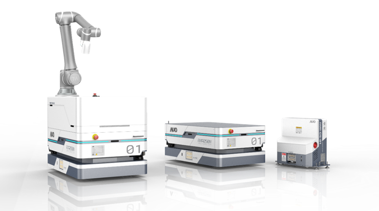 狮子会數位開發的自主式移動機器人（AMR250M），搭配全向輪並結合AI演算法、2D LiDAR、3D攝影機等技術，協助客戶實現產線全自動化